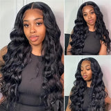 Invisible Swiss HD Lace 13x4 Full Frontal Wig Body Wave Hair Wigs