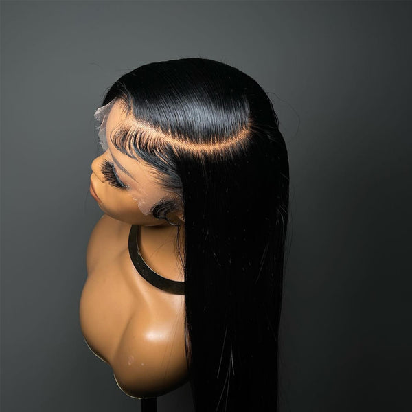 13x6 HD Lace Wigs for Black Women Straight Lace Front Wigs 180% 200% Density Human Hair Wigs