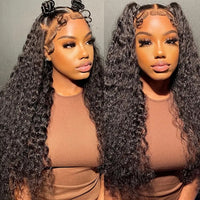 Water Wave Glueless Wigs 13x6 HD Lace Best Lace Wigs  180% 200% Full Front Lace Wigs