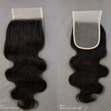 Natural Color Preplucked Hairline 4x4 5x5 6x6 7x7 size Transparent Lace Closure