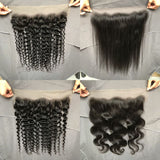 Pre Plucked 100% Human Hair 13x4 HD & Transparent  Lace Frontal